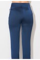 Zee Lane Collection Pantaloni bleumarin cu vipusca alba Femei