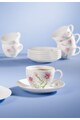 Villeroy&Boch Villeroy & Boch Set alb de cafea cu imprimeu multicolor Louisa - 18 piese Barbati