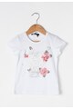 Zee Lane Kids Set alb si rosu brodat de tricou si fusta Fete