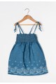 Zee Lane Kids Rochie albastru mineral din denim cu broderii Fete