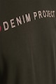 Denim Project Kapucnis logómintás pulóver férfi