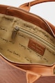 Pierre Cardin Кожена чанта с релефно лого Жени