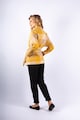 Couture de Marie Kockás gyapjútartalmú rövid kabát női