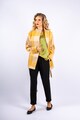 Couture de Marie Kockás gyapjútartalmú rövid kabát női