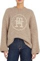 Tommy Hilfiger Пуловер с вълна и бродирано лого Жени