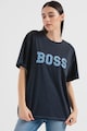 BOSS Уголемена тениска с лого Жени