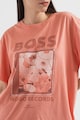 BOSS Уголемена тениска с лого Жени