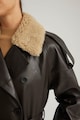 DeFacto Dupla gombsoros műbőr kabát női