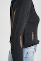 DeFacto Szaggatott dizájnú kerek nyakú pulóver női