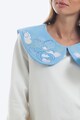 ONIBON FASHION Блуза с памук с яка Peter Pan Жени