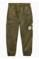 NEXT Pantaloni verde militar din lyocell cu broderii Fete