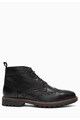 NEXT Ghete chukka brogue negre de piele Barbati