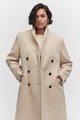 Mango Dali dupla gombsoros gyapjútartalmú kabát női