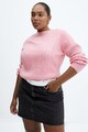 Mango Piqueton azsúros pulóver női