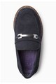 NEXT Pantofi loafer bleumarin inchis de piele intoarsa Baieti