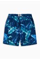 NEXT Pantaloni scurti de baie albastri cu imprimeu cu hibiscus Baieti