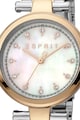Esprit Часовник от неръждаема стомана със седефен циферблат Жени