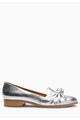NEXT Pantofi loafer argintii cu detaliu innodat Femei