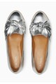 NEXT Pantofi loafer argintii cu detaliu innodat Femei