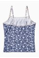 NEXT Tankini bleumarin cu alb cu imprimeu floral Fete