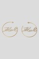 Karl Lagerfeld K/Signature karika-fülbevaló logós dizájnnal női