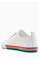 NEXT Pantofi slip-on albi cu talpa multicolora Fete