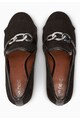 NEXT Pantofi loafer negri cu lant si franjuri Femei