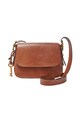 Fossil Geanta crossbody maro de piele Harper Femei