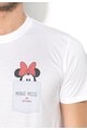 Disney Unisex Minnie Fehér Póló Fekete&Piros Lenyomattal női