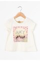 Juicy Couture Tricou alb unt cu palmieri Fete