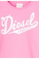 Diesel Bluza roz cu imprimeu Trelli Fete