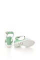 Love Moschino Sandale wedge cu aspect stralucitor Femei