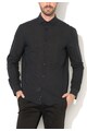 Versace Collection Черна риза с широка яка Мъже