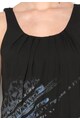 DESIGUAL Rochie neagra cu imprimeu multicolor Pennsylvania Femei
