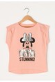 NAME IT Tricou roz deschis cu imprimeu Minnie Fete