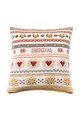 Desigual living Perna decorativa ecru si ocru Knit X-Mas Barbati