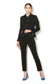 Versace Jeans Sacou negru cu logouri metalice Femei