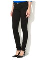 Versace Jeans Pantaloni negri elastici cu o curea decorativa Femei