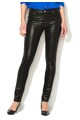 Versace Jeans Pantaloni skinny negri cu model reptila Femei