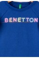 United Colors of Benetton Set de bluza sport si colanti albastru royal cu gri inchis Fete