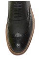 Ted Baker Pantofi brogue negri texturati de piele Guri Barbati