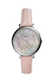 Fossil Ceas argintiu cu roz pastel Jacqueline Femei