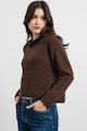 Stefanel Gyapjútartalmú pulóver azsúros részletekkel női