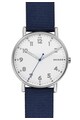 Skagen Часовник в сребристо и тъмносиньо Мъже