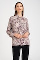 GreenPoint Флорална блуза с панделка на яката Жени