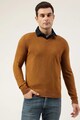 Marks & Spencer Finomkötött V-nyakú pulóver férfi