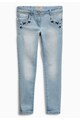 NEXT Jeansi skinny albastru deschis cu broderii Fete