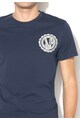 Versace Jeans Tricou slim fit bleumarin cu logo Barbati