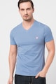 GUESS Tricou slim fit cu decolteu in V Barbati