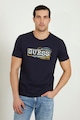 GUESS Tricou slim fit cu imprimeu logo Barbati